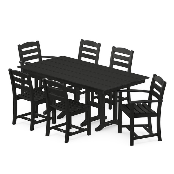 POLYWOOD La Casa Caf�� 7Piece Farmhouse Dining Set