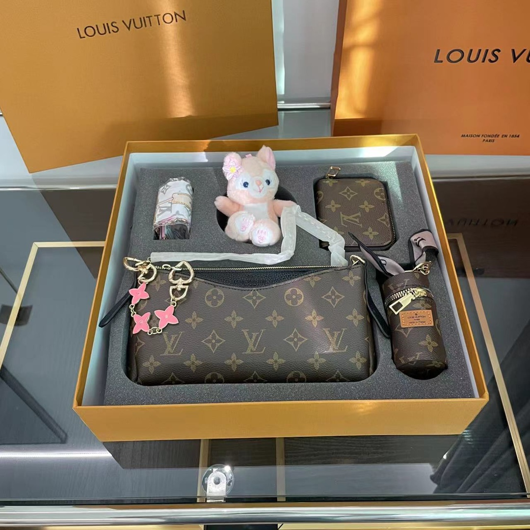 LV gift box set Three piece set - cnluxepick