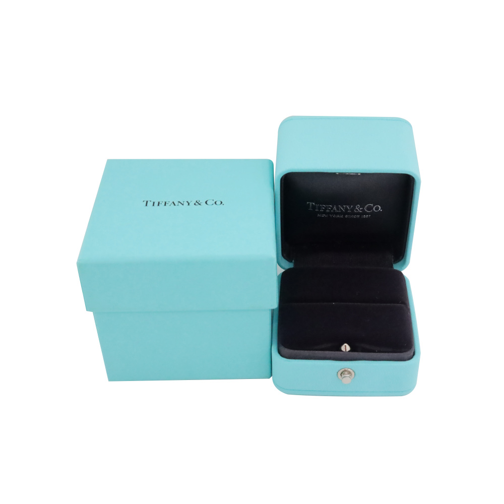 Tiffany & Co. Edge Bypass Ring Platinum & 18K Yellow Gold Diamond