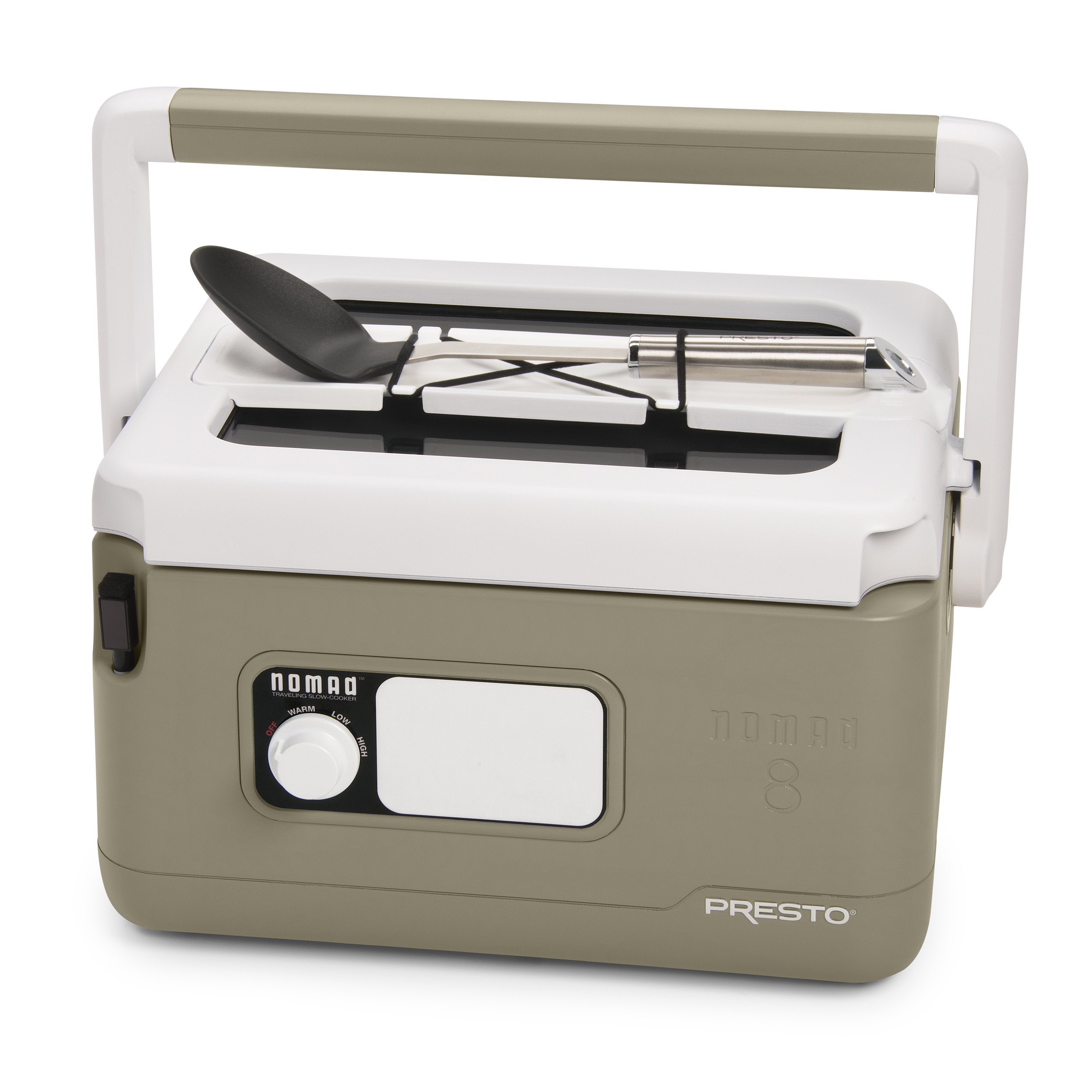 Presto 8-Quart Nomad Traveling Slow Cooker in Tan