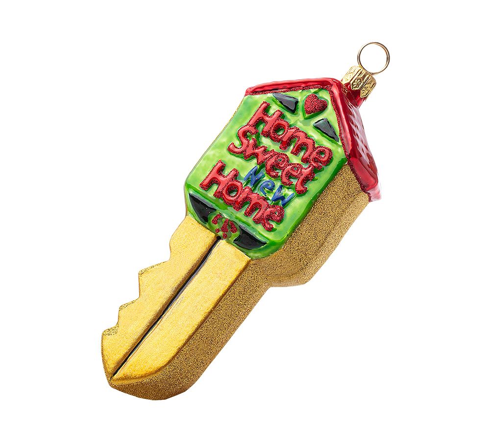 Handmade Heirloom New Home Key Ornament  sgtnighsdesigns