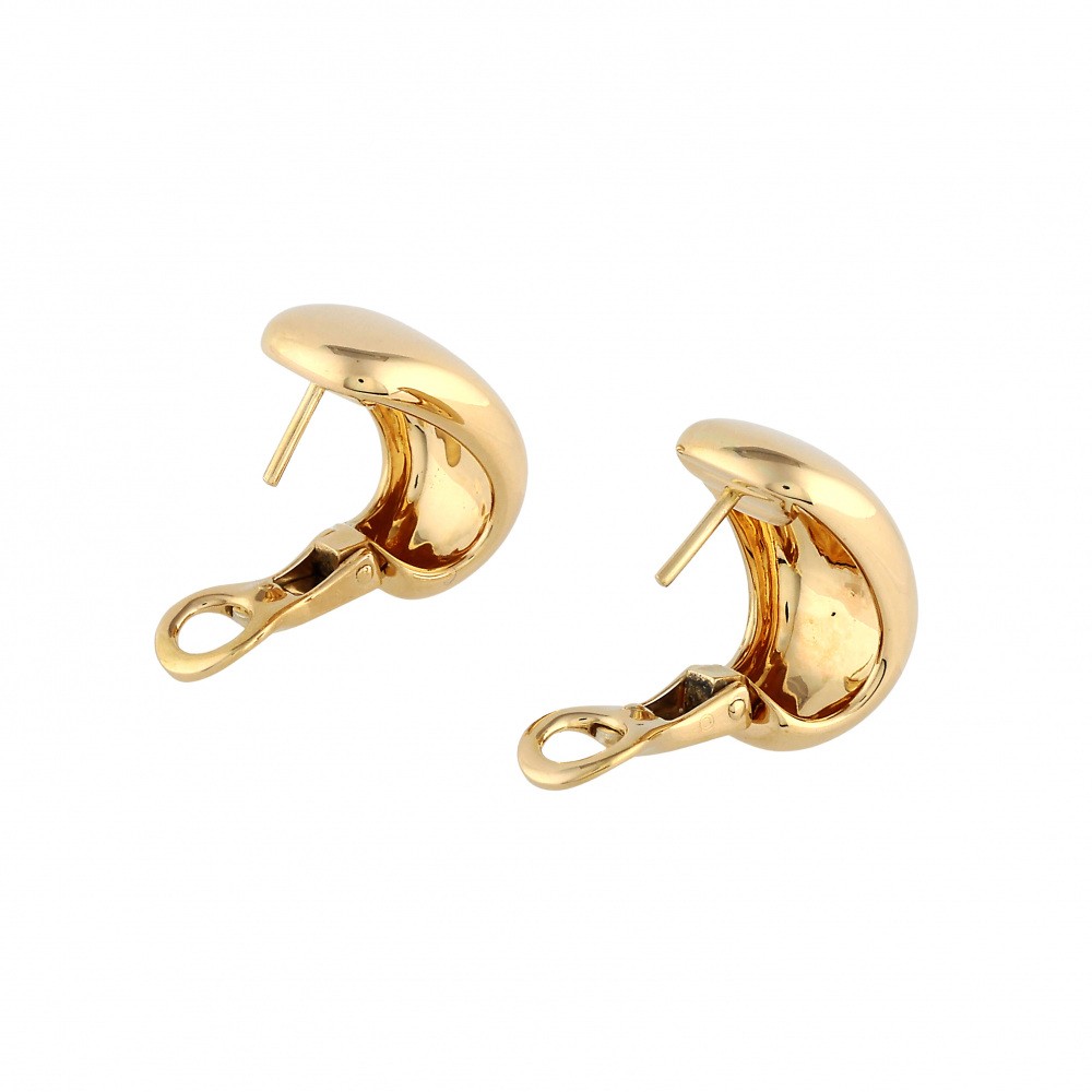 Cartier Nouvelle Berg Earrings 18K Yellow Gold