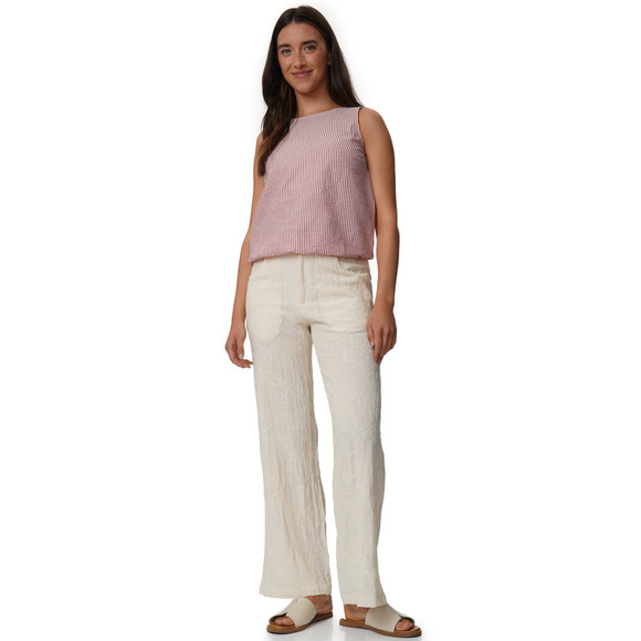 Gina Damen Top in Seersucker-Struktur