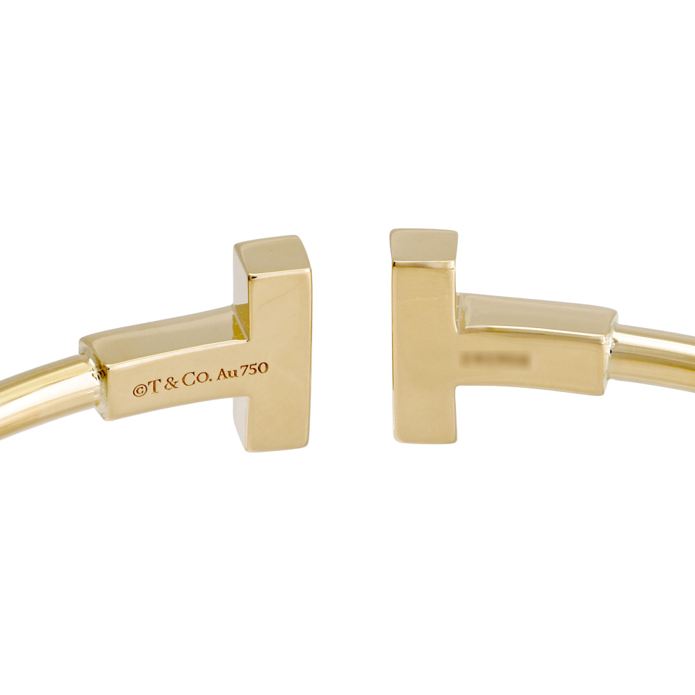 Tiffany & Co. Tiffany T Wire Bracelet 18K Yellow Gold 60010761