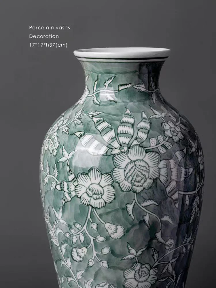 DC230 - Oriental Paris / Sky Green Jade Grisaille Hand-painted 