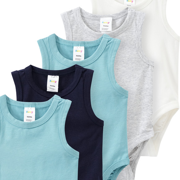 Famy 5 Baby Bodys in verschiedenen Farben