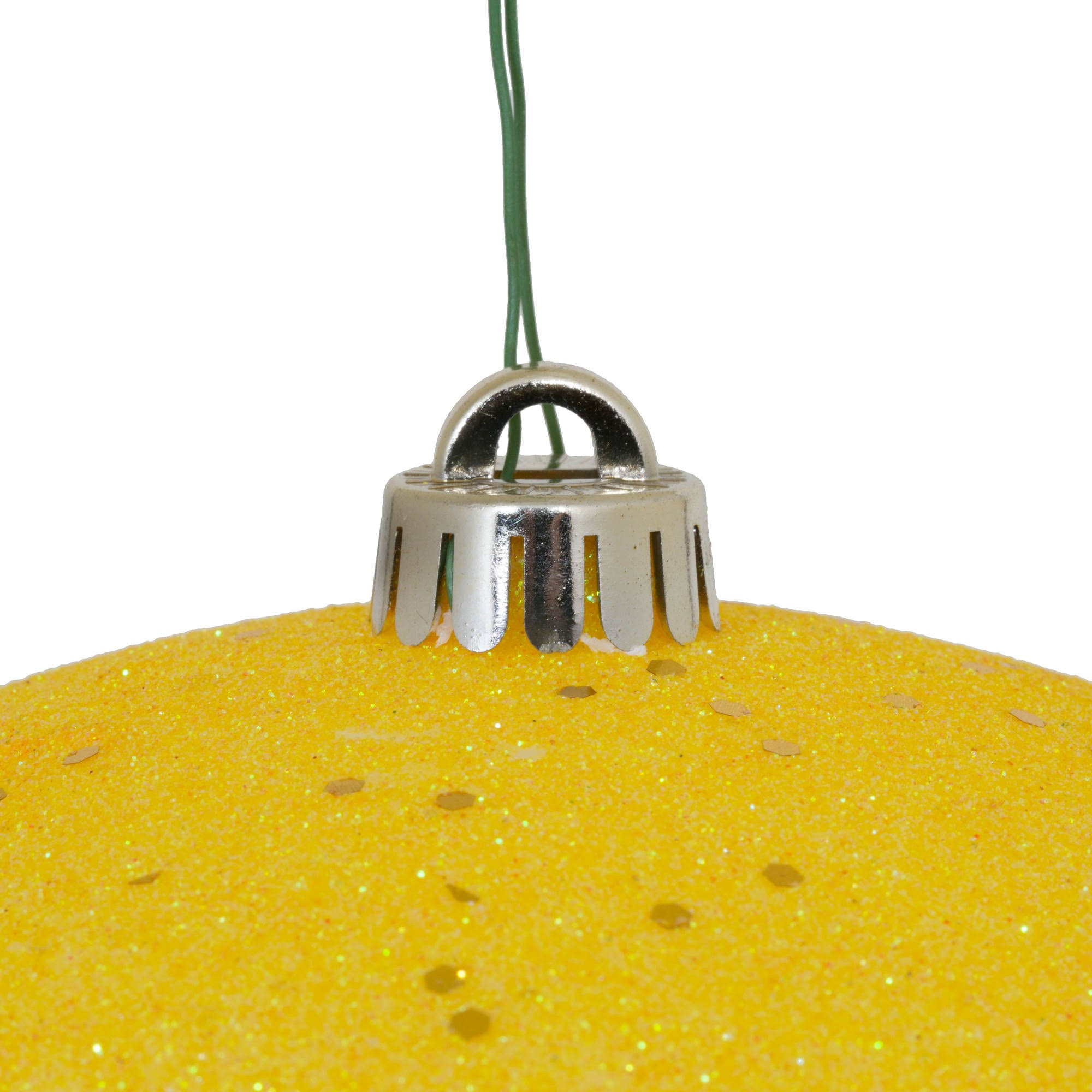 Vickerman N592578DA 10x22 Yellow Ball 4 Finish Asst 4/Bag