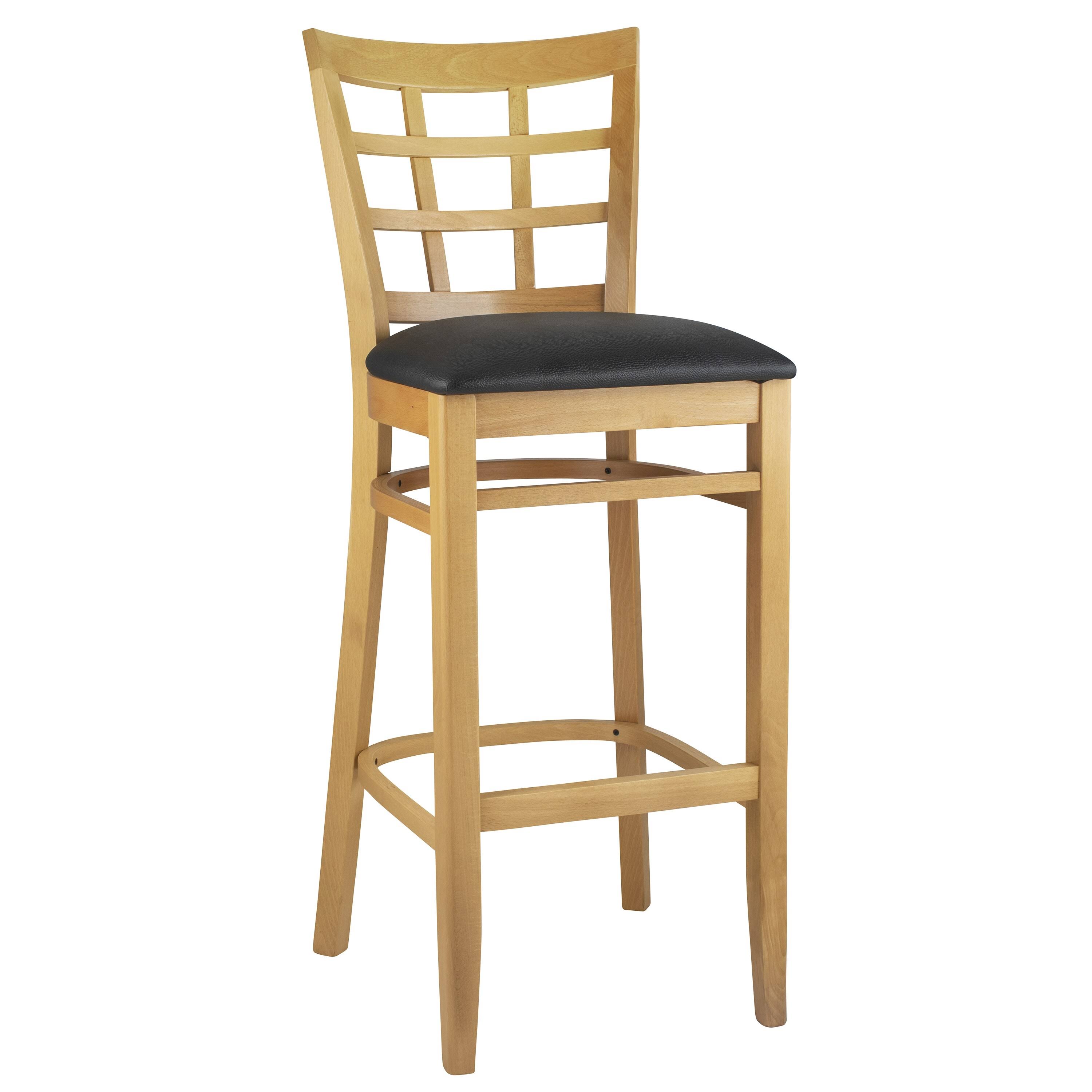 Beechwood Mountain BSD-17B24-C Solid Beech Wood Counter Stool in Cher