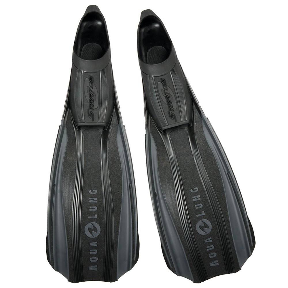 Aqua Lung Stratos 3 Full Foot Fins (4-5, Blue)
