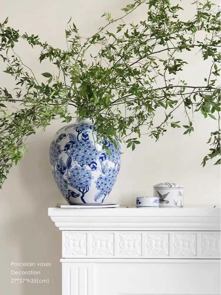 DC096 - Oriental Paris Grisaille Blue and White Porcelain 