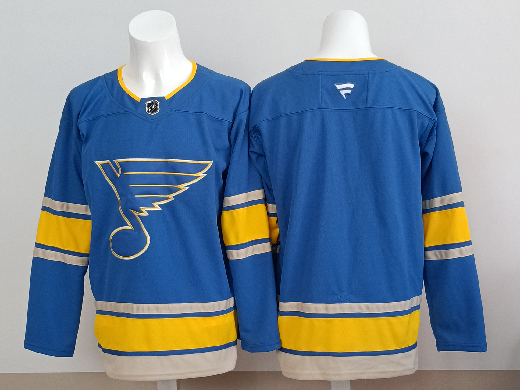 Men's St. Louis Blues Fanatics Blue Home Premium Game Blank Jersey