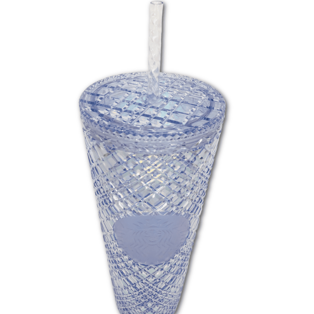 Starbucks 2022 Winter Release Limited Edition Unicorn Jeweled Lavender Oil Slick Rainbow Textured Tumbler Venti 24 oz