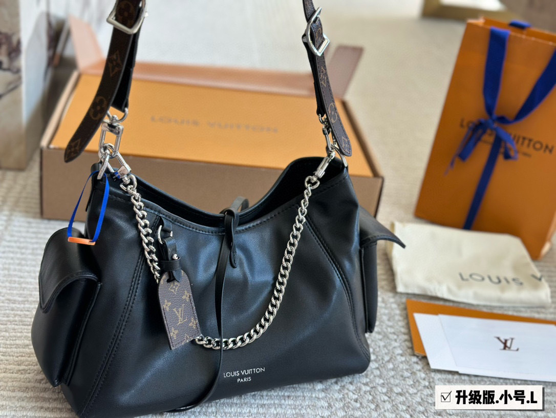 LV Carryall Dark Medium Handbag - cnluxepick