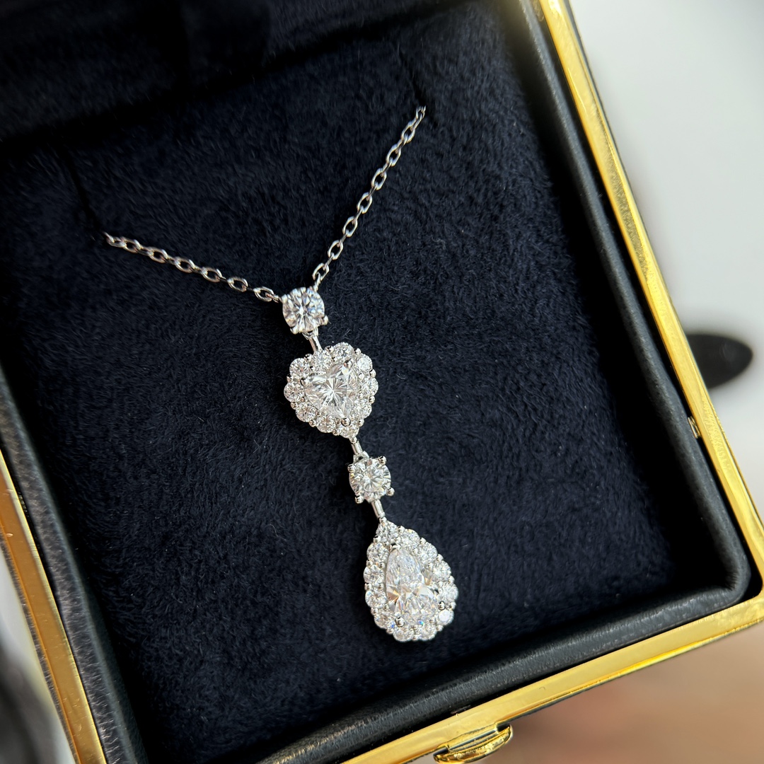 Graff Heart Drop Tassel Necklace - cnluxepick