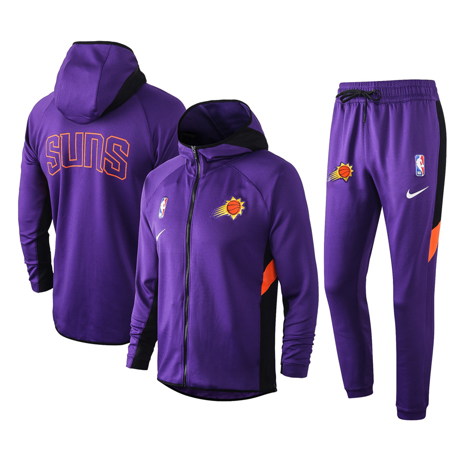 Men's Phoenix Suns 2019/20 Showtime Full-Zip Therma Flex Performance Hoodie