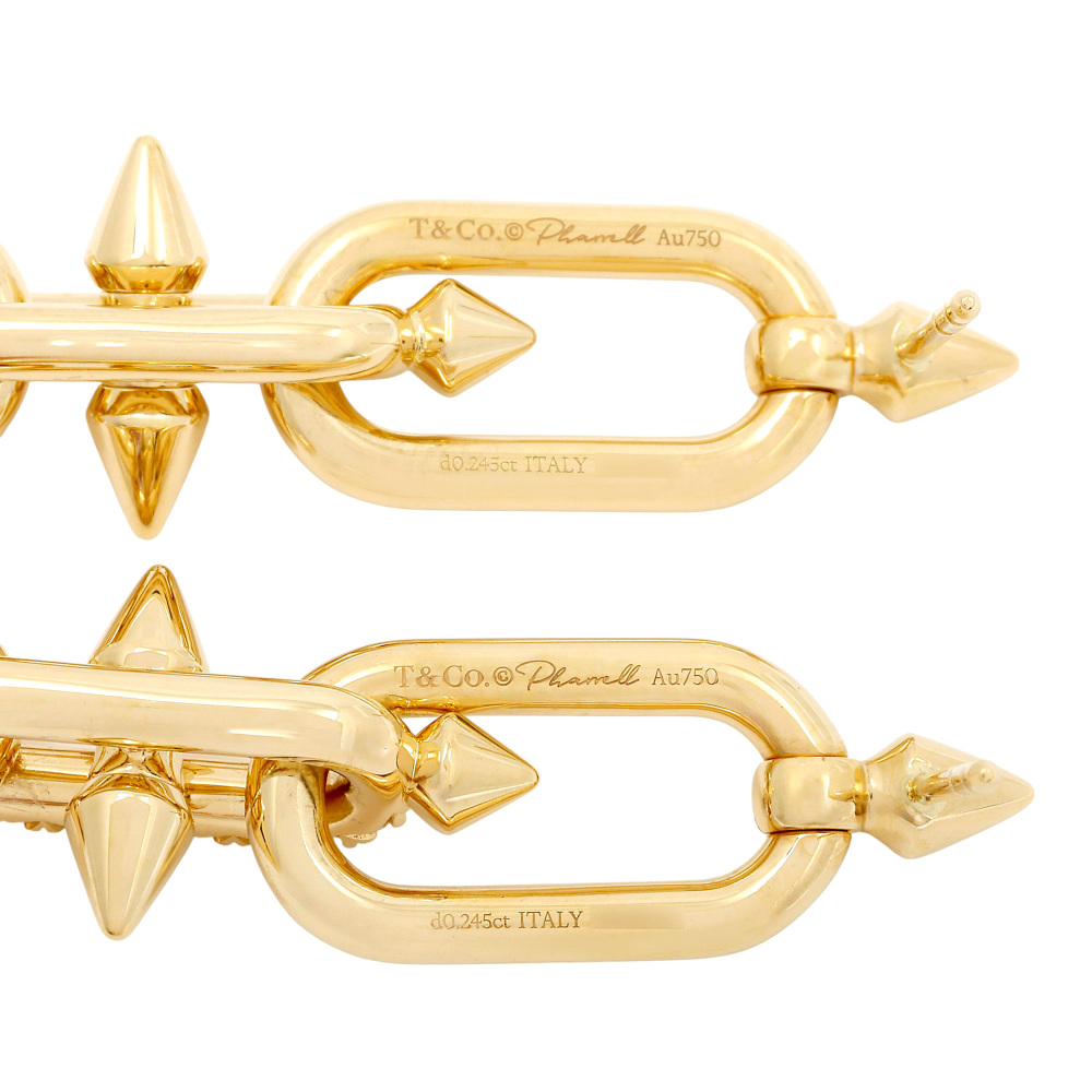 Tiffany & Co. Titan By Pharrell Williams Earrings 18K Yellow Gold 73471338