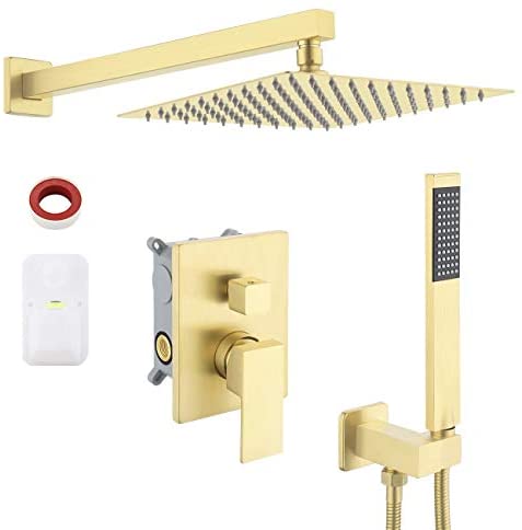 KES Shower System 12 Inch Rain Shower Head