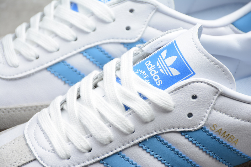 Adidas Samba Og Shoes Cloud White/Blue/Brown EG9327