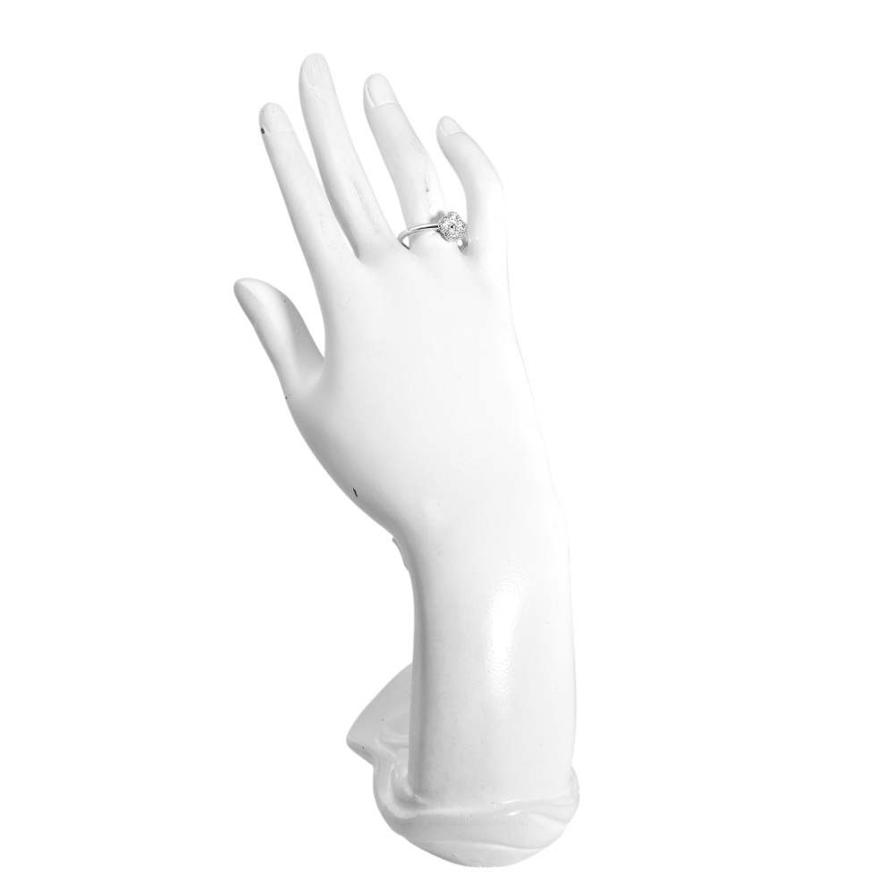 Van Cleef & Arpels Sweet Alhambra Ring 18K White Gold Diamond VCARO85800