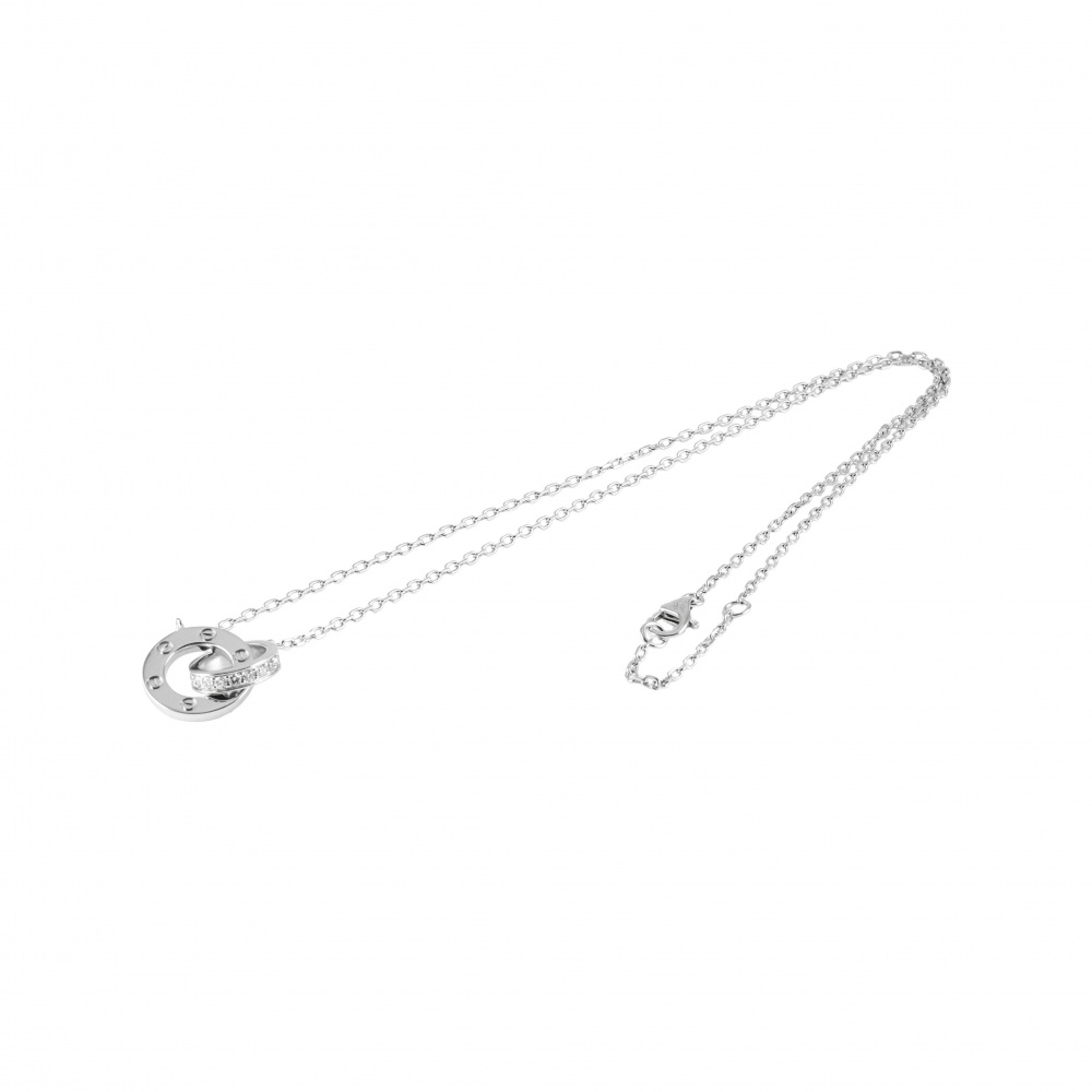 Cartier Love Necklace 18K White Gold Diamond B7216300