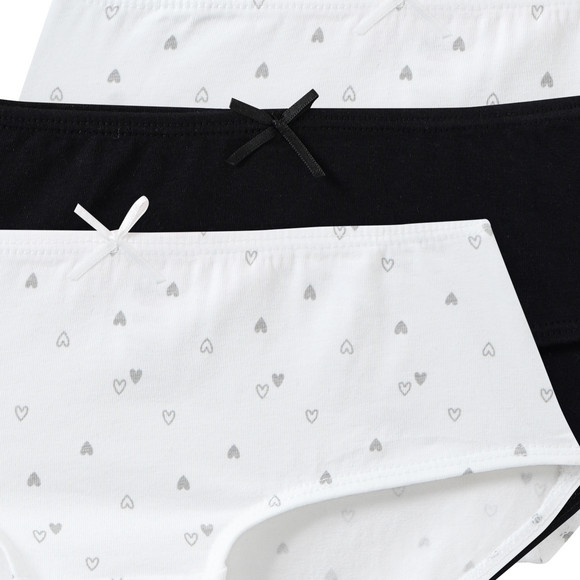 Yigga 3 Mädchen Slips mit Bio-Baumwolle