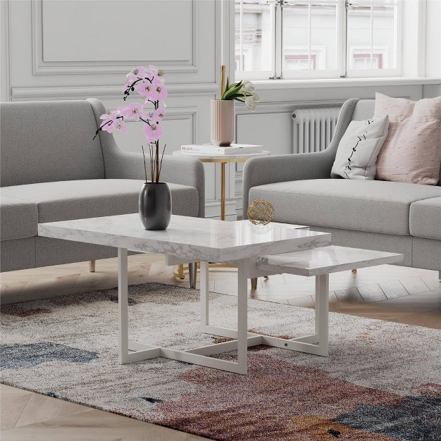 Brielle Coffee Table Marble Cosmoliving By Cosmopolitan