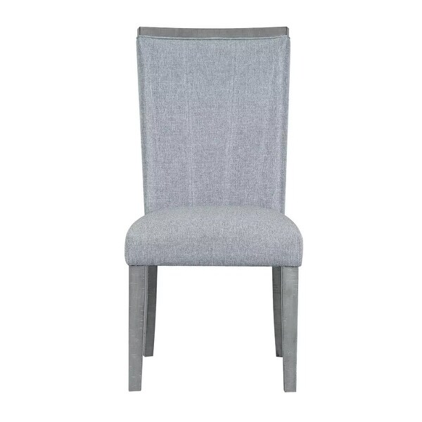 Extendable Dining Table Set with Removable Leaf,4 Upholstered Chair