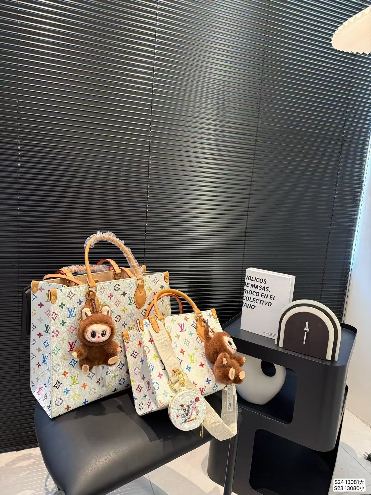 LV White Tri-Color Tote bag - cnluxepick
