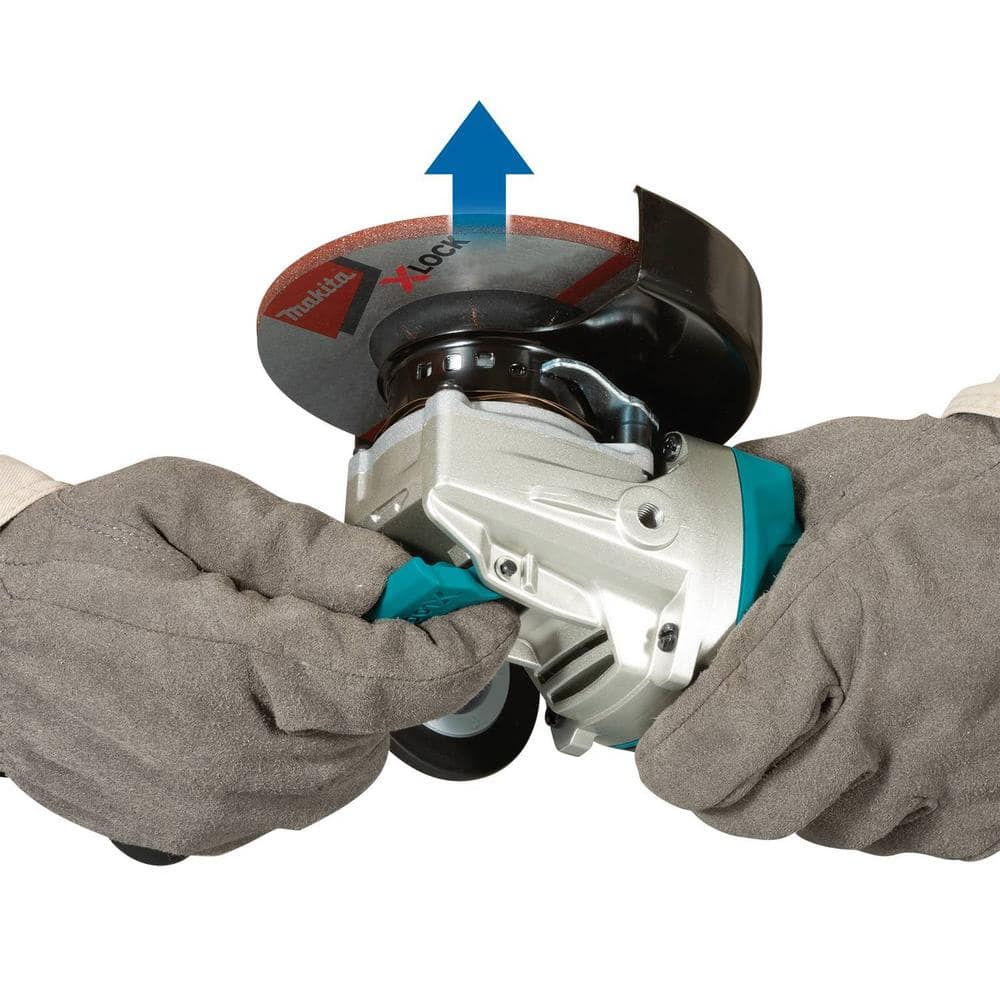 Makita 18V LXT Lithium-Ion Brushless Cordless 4-1/ 2 in. /5 in. X-LOCK Angle Grinder with AFT, XAG25Z