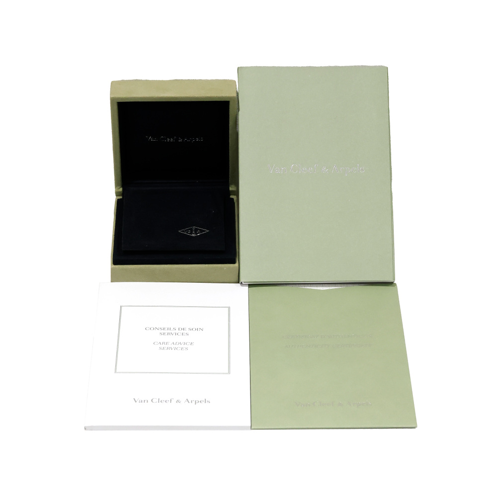 Van Cleef & Arpels Palmil Earrings 18K White Gold Diamond VCARO3R800