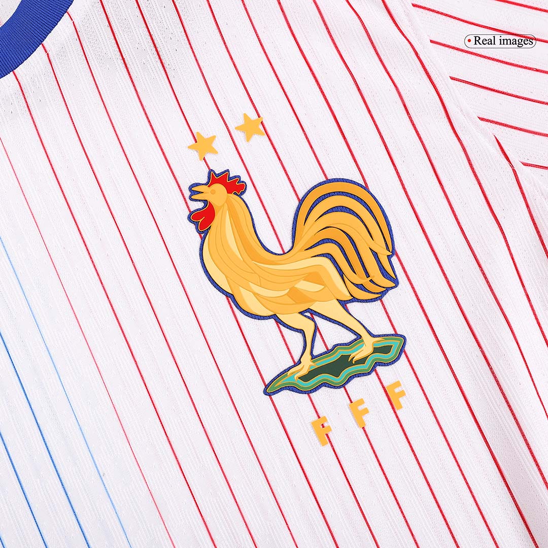 France Away Authentic Soccer Jersey EURO