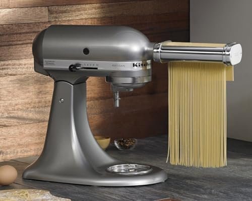 Stand Mixer Attachment, 3-Piece Pasta Roller & Cutter Set