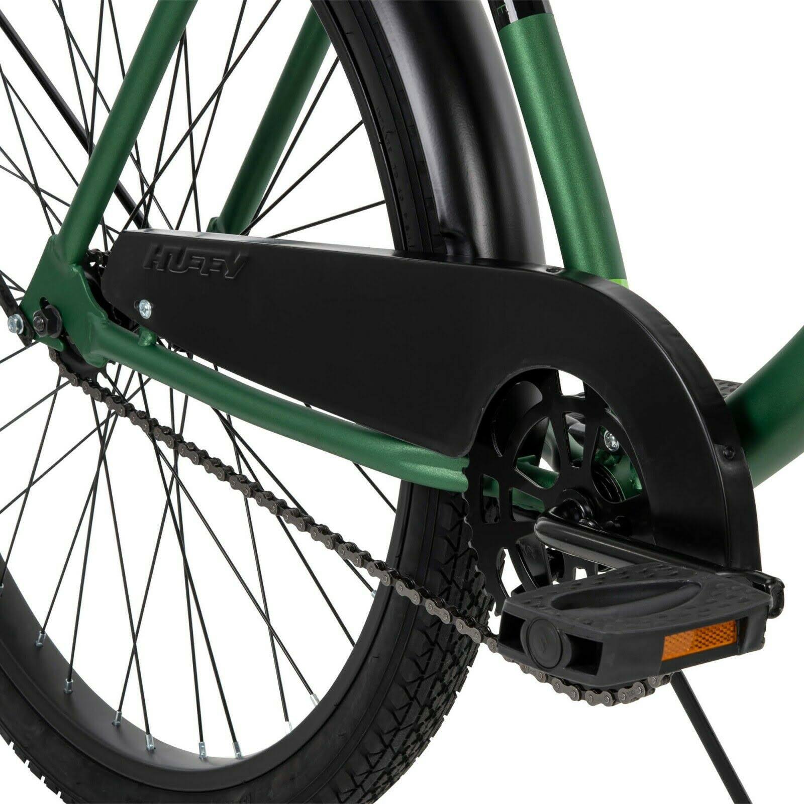 Men&s 26x22 Beach Cruiser Bike Perfect Fit Frame Comfort Ride, 8 Color Options - Green