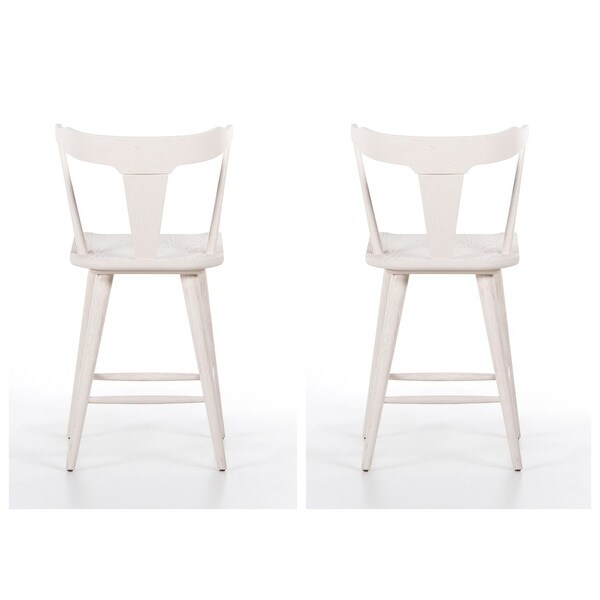 Ripley Counter Stool (White,Set of 2)