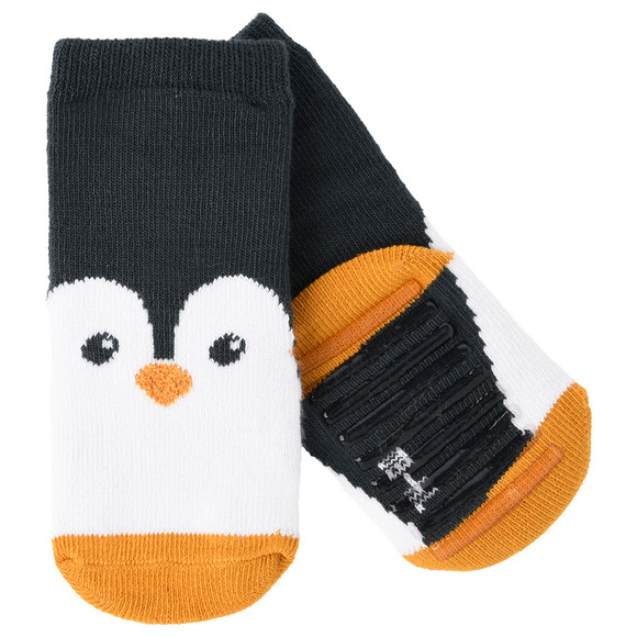 Topomini 1 Paar Baby Stoppersocken mit Pinguin-Motiv
