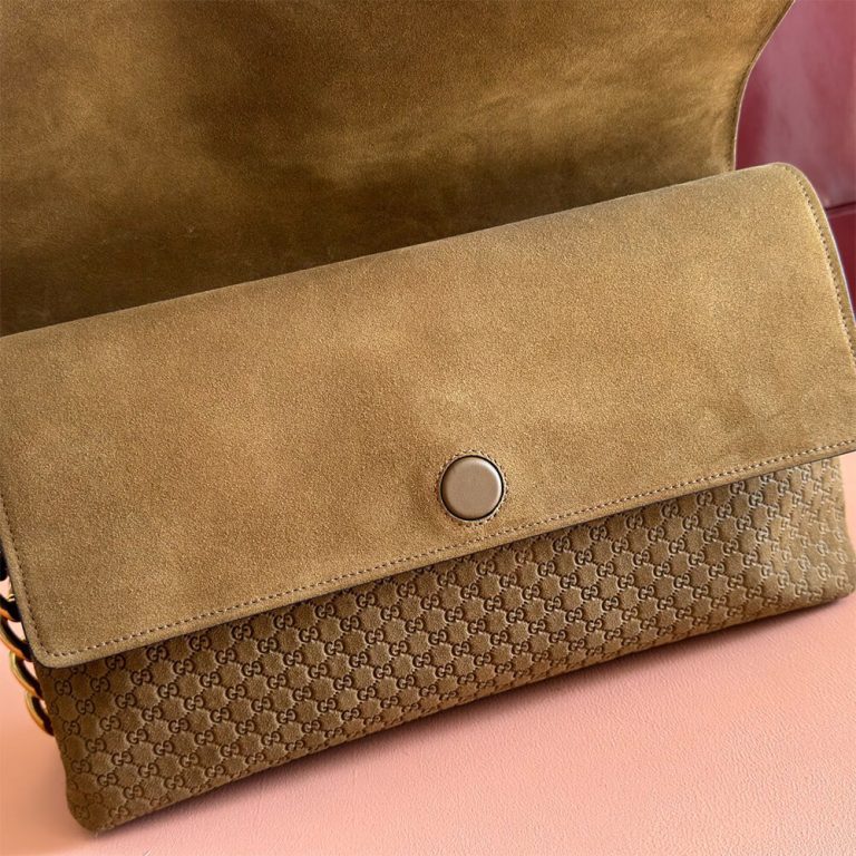 Gucci Large shoulder bag with chain(HIGH-END GRADE)