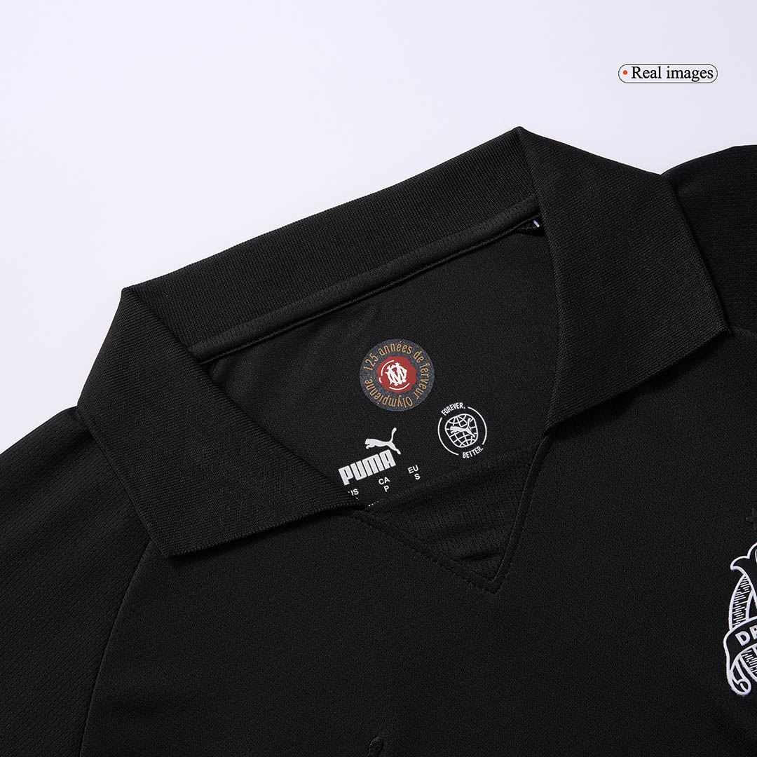 Marseille Goalkeeper Soccer Jersey Black - 125th Anniversary