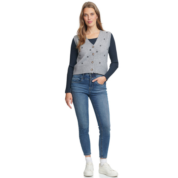 Gina Damen Langarmshirt mit Rundhalsausschnitt