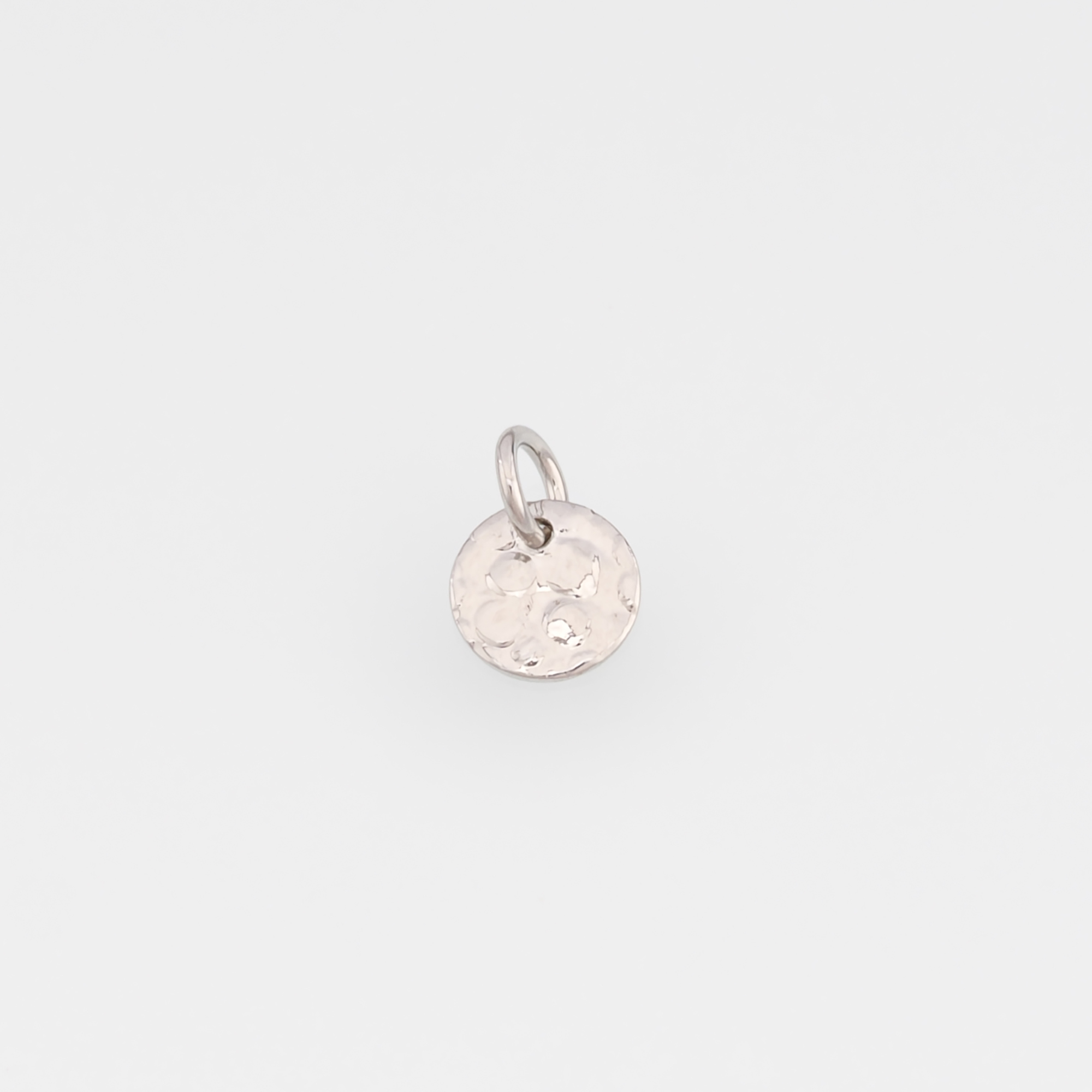 10Pcs 18K Gold Filled Round Pendant,Dainty Round Earrings Necklace for DIY Jewelry Making Supply