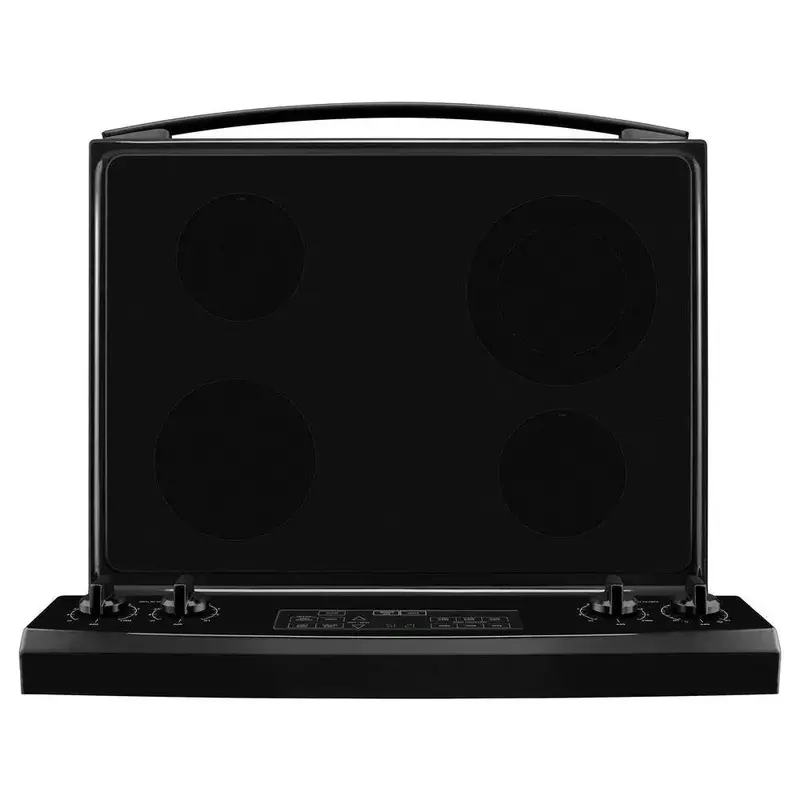 Stainless Steel Black 4.8 cu. ft. Electric Range – Compact Freestanding Cooktop and Oven Combo