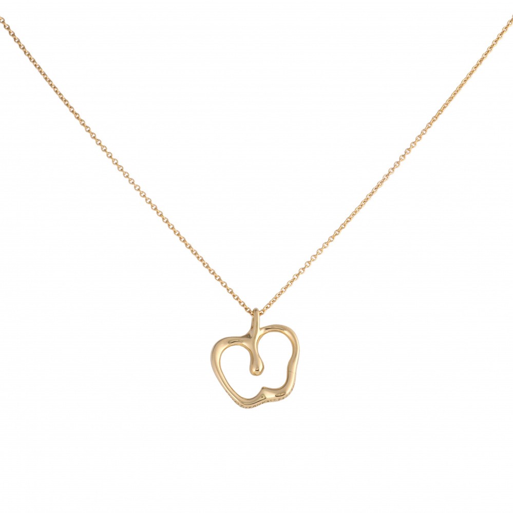 Tiffany & Co. Elsa Peretti Apple Necklace 18K Yellow Gold