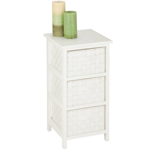 Honey can do 3 Drawer Chest White