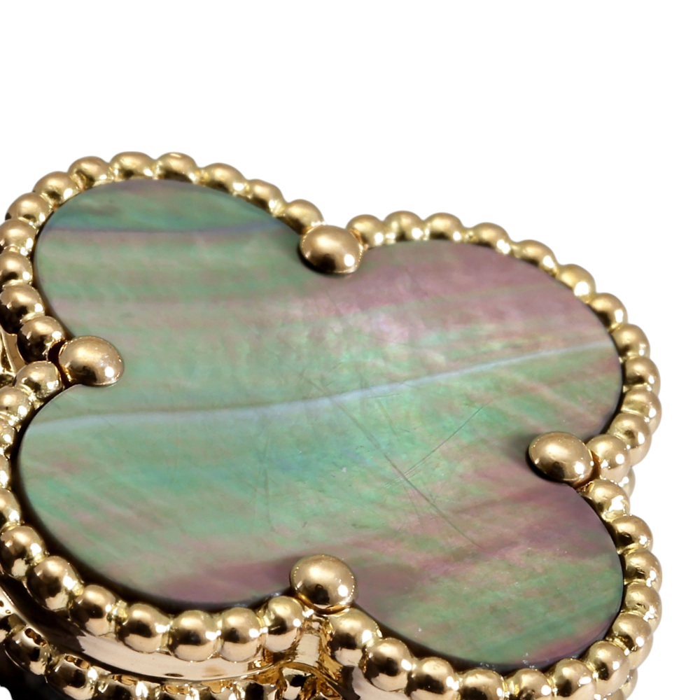 Van Cleef & Arpels Magic Alhambra Ring 18K Yellow Gold Mother of Pearl