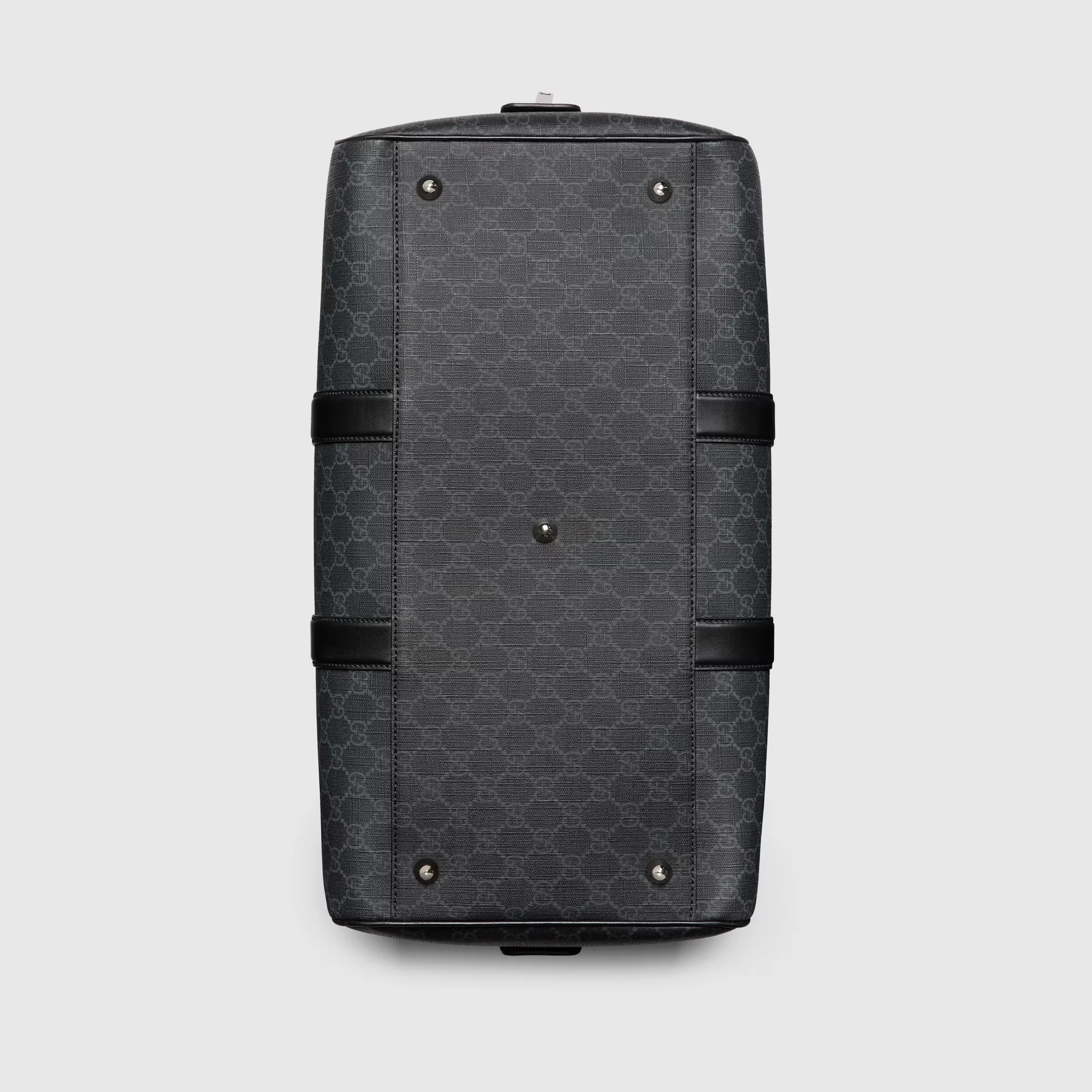 Gucci GG Canvas Medium Holdall Duffle Bag – Black