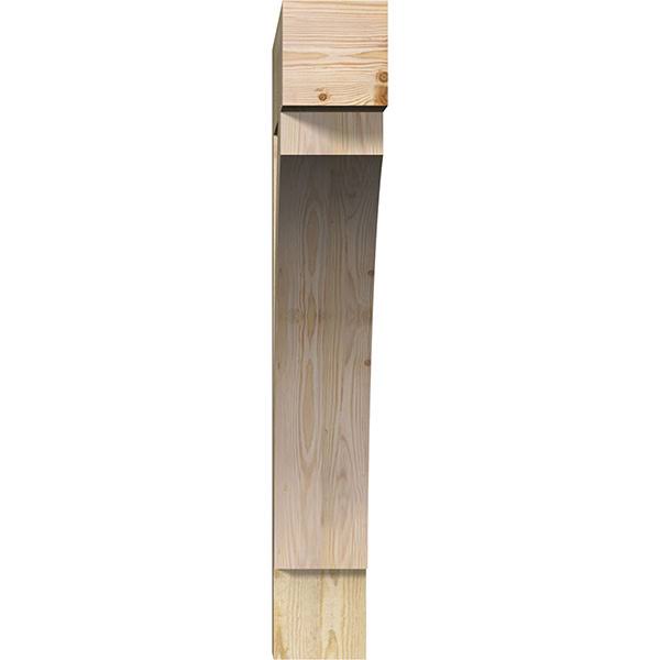 Ekena Millwork BKT06X36X40THR05RDF 6x22W x 36x22D x 40x22H Thorton Block Rough Sawn BRACKET, Douglas Fir