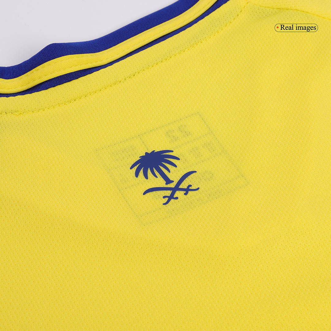 RONALDO #7 Al Nassr Home Kids Soccer Jerseys Kit - ACL