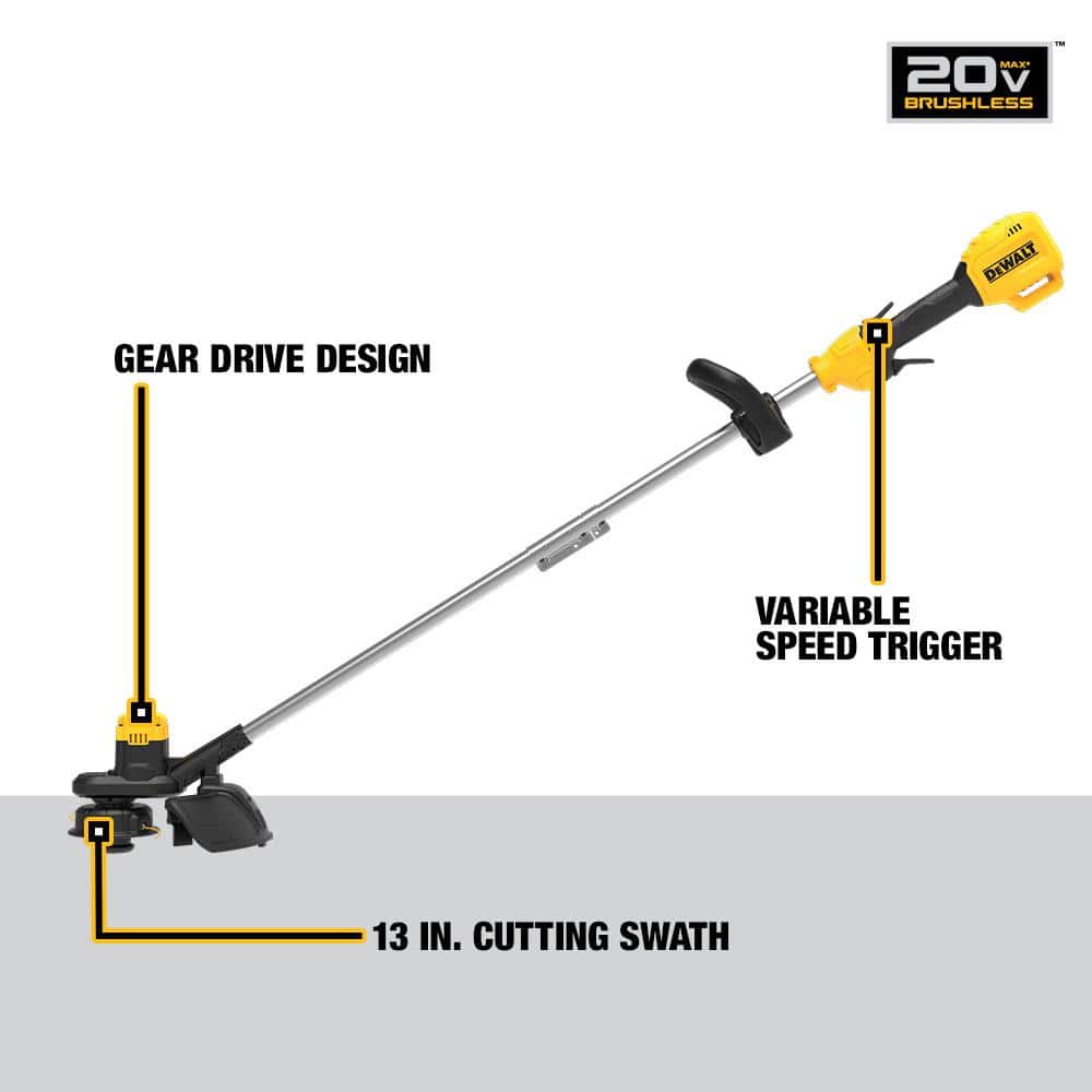 DEWALT 20V MAX Cordless Battery Powered String Trimmer DCST925B