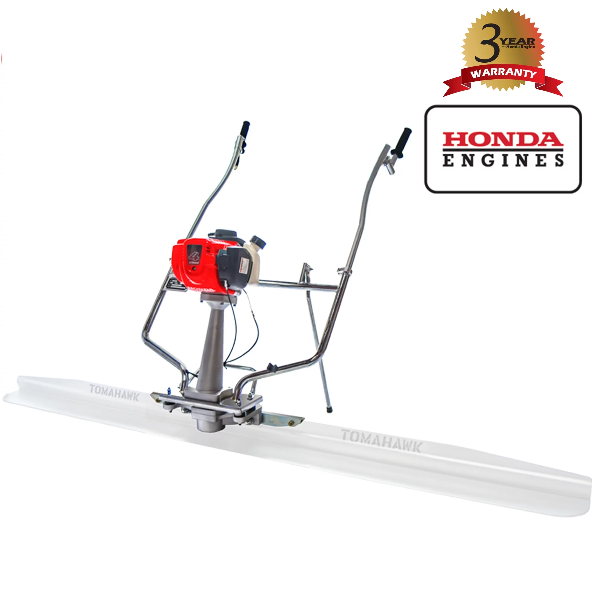 TOMAHAWK 1.8 HP Honda Gas Vibrating Concrete Power Screed Motor with GX35 Honda Engine