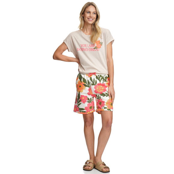 Gina Benotti Damen Sweatshorts mit Allover-Print