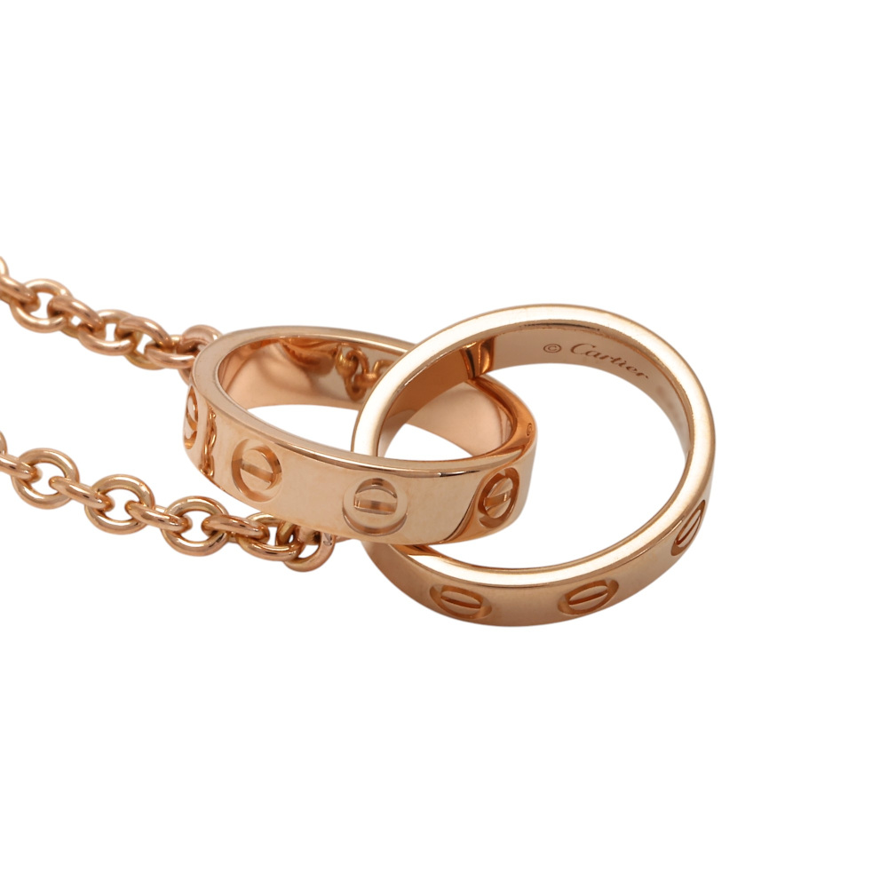 Cartier Love Necklace 18K Rose Gold B7212300